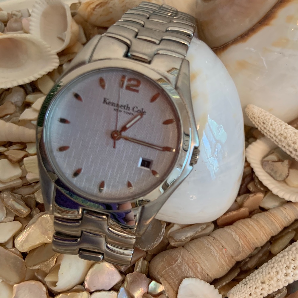 EUC Kenneth Cole Silver Watch